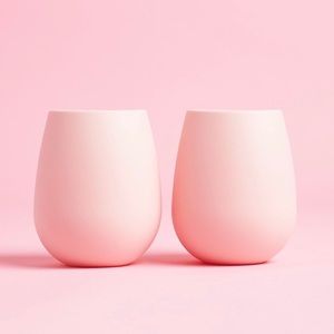 Odeme What a Pair - Set of 2 Silicone Wine Glasses